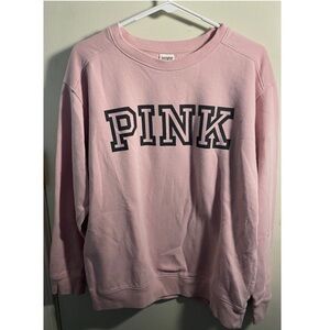 PINK Victoria's Secret Light Pink Crew Neck Sweater